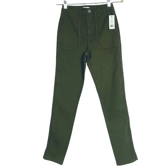 NWT Joie Andria Pant, size 24, color is Fatigue, from Revolve - Picture 2 of 13